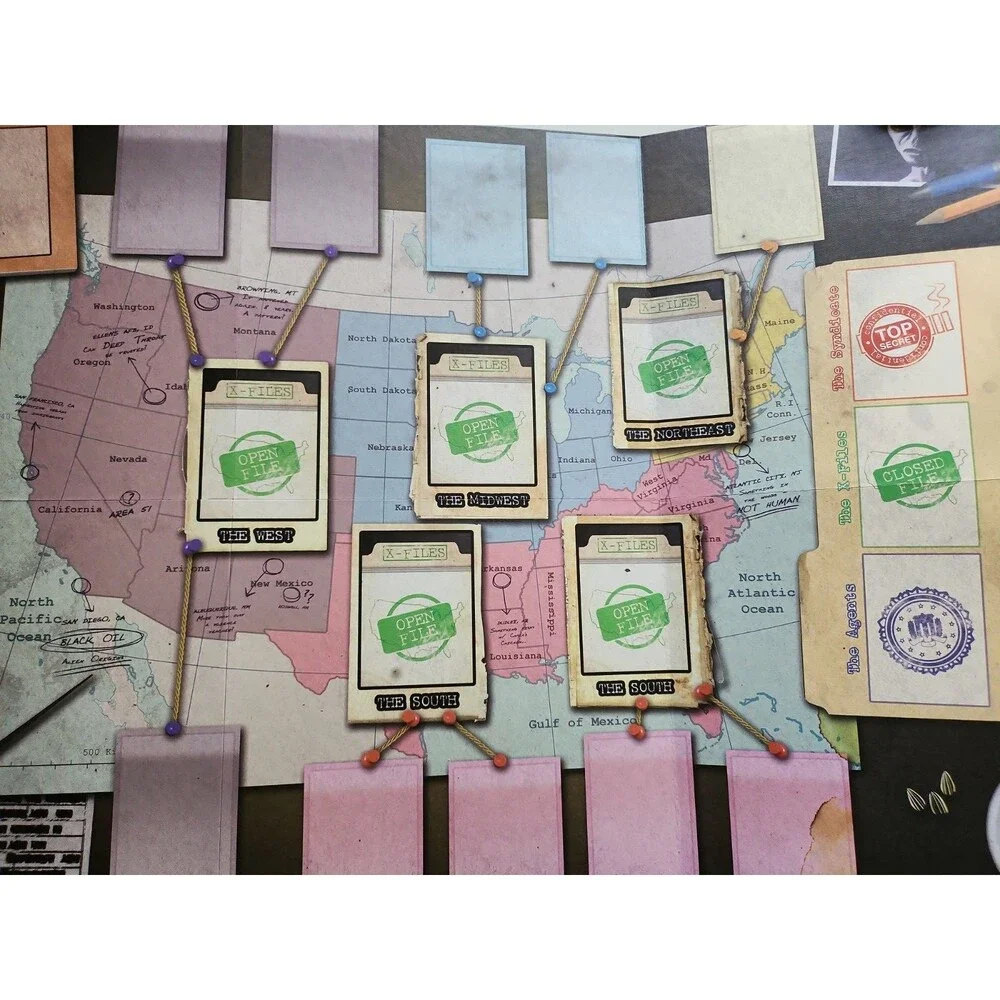 The X-Files Board Game 2014 IDW Cooperative Strategy Paranormal Complete